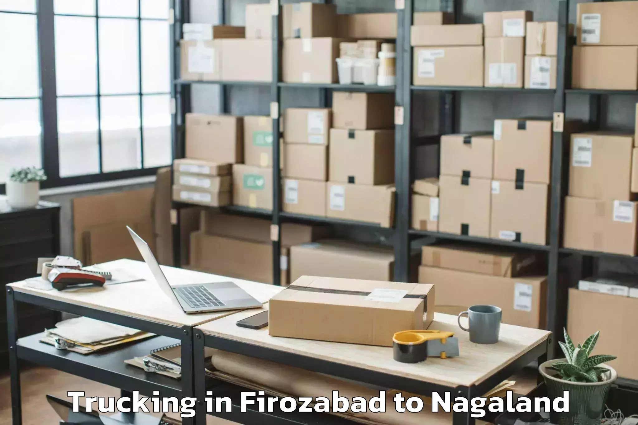 Reliable Firozabad to Zuketsa Trucking